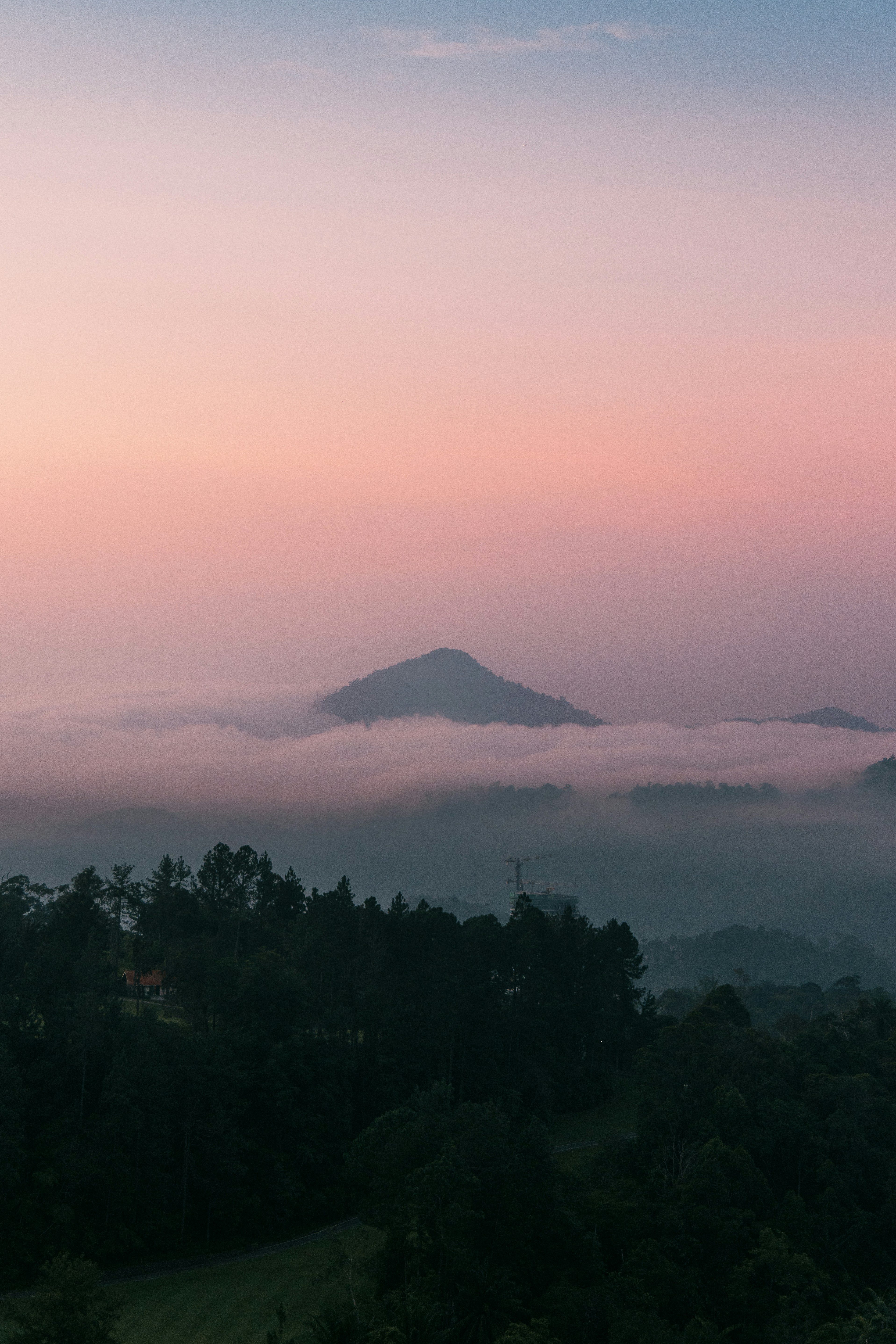 Mountain landscape near Genting Highlands
