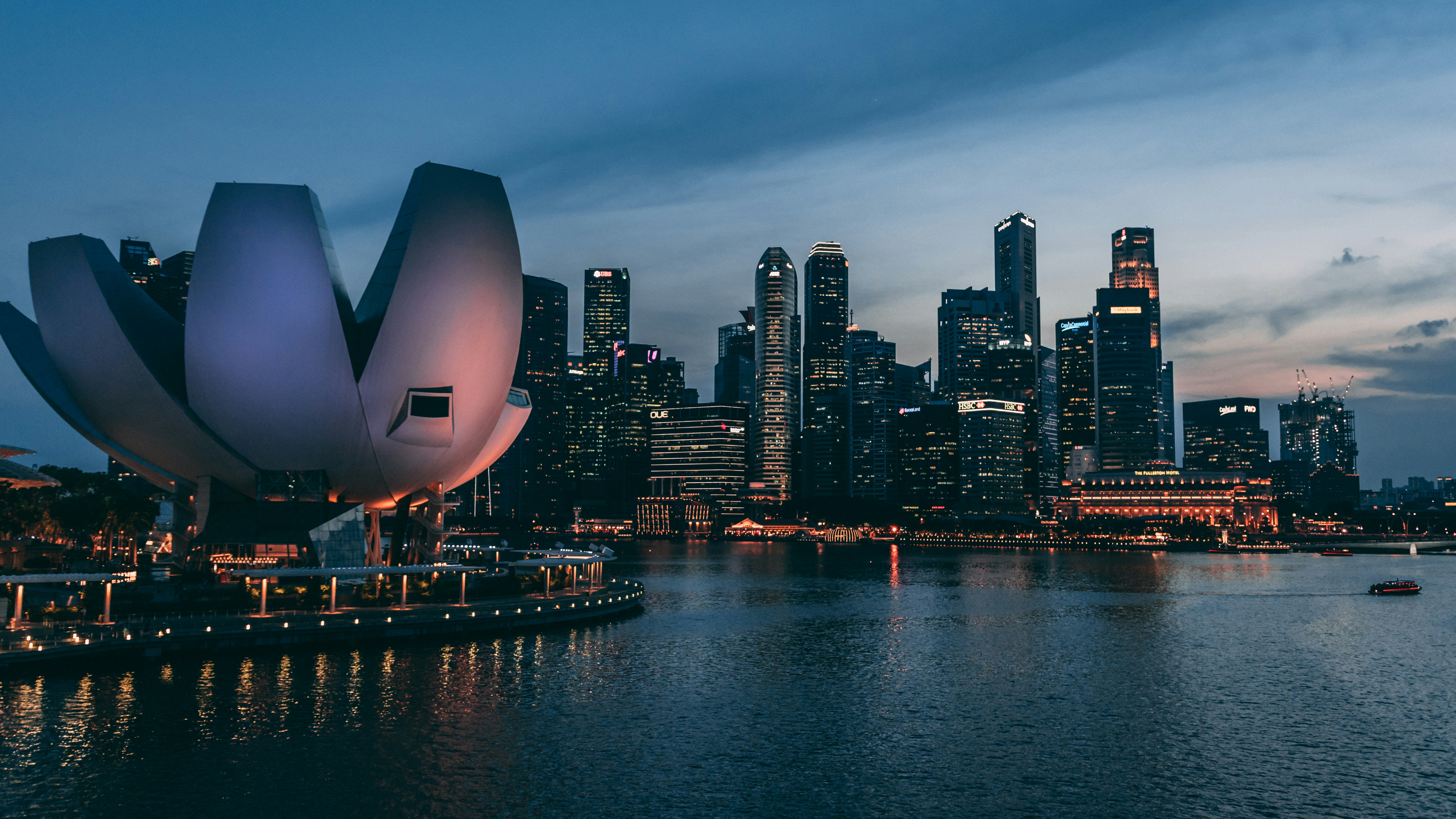 Singapore city skyline