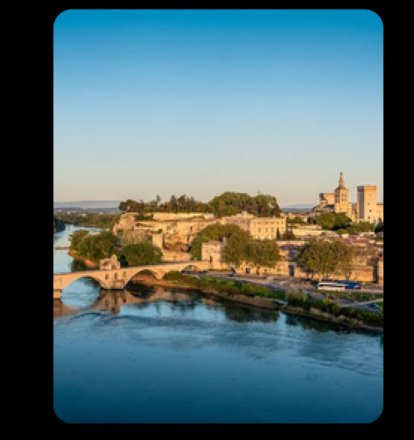 Provençal landscape near Avignon
